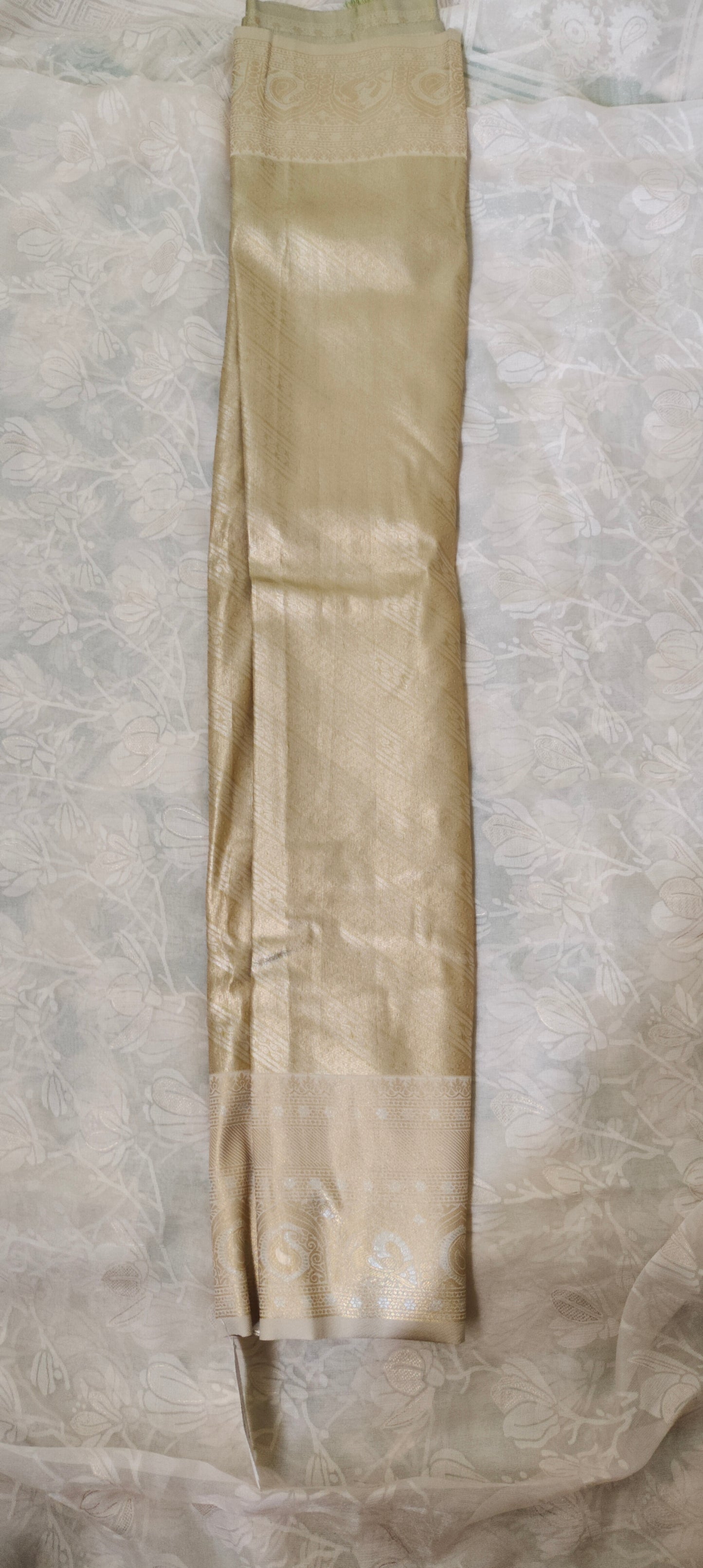Green color soft silk saree