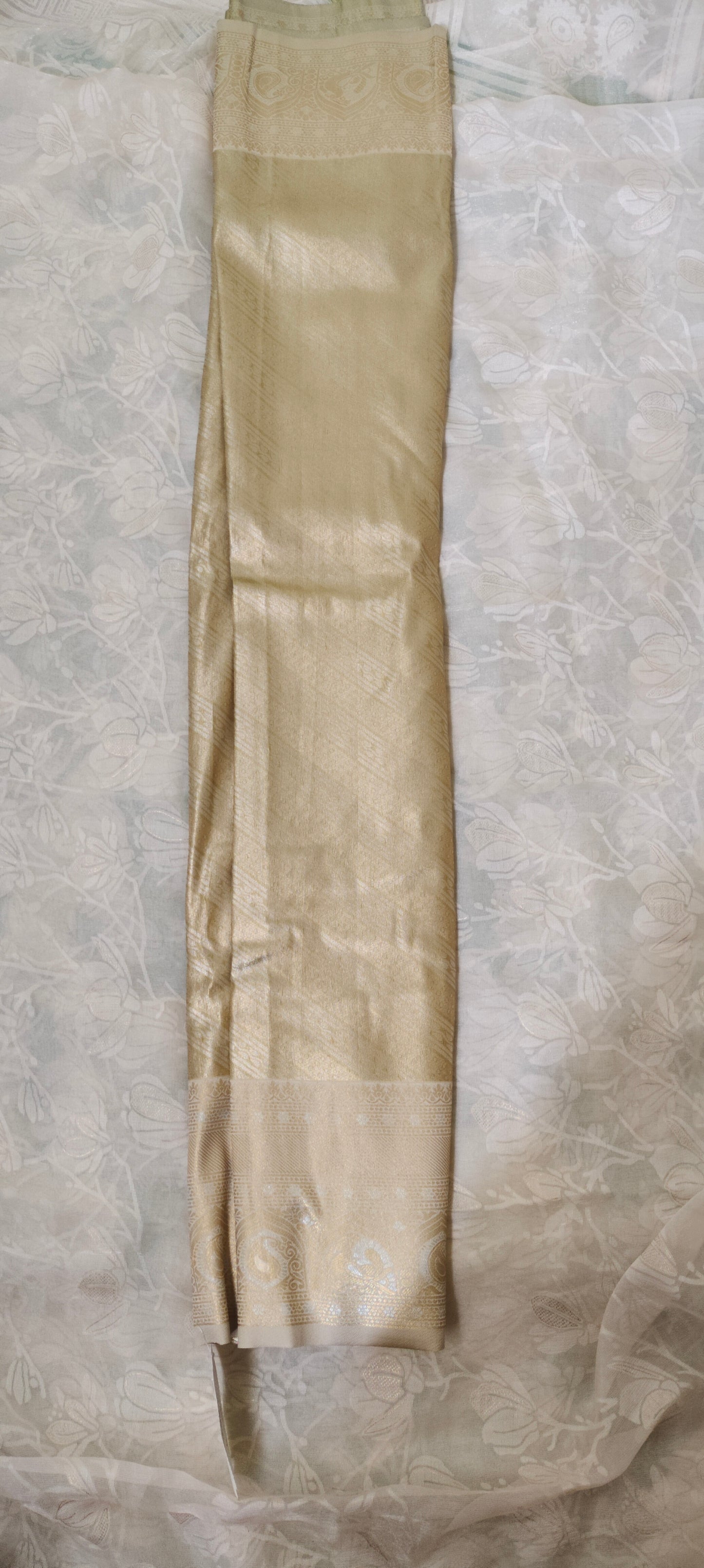 Green color soft silk saree