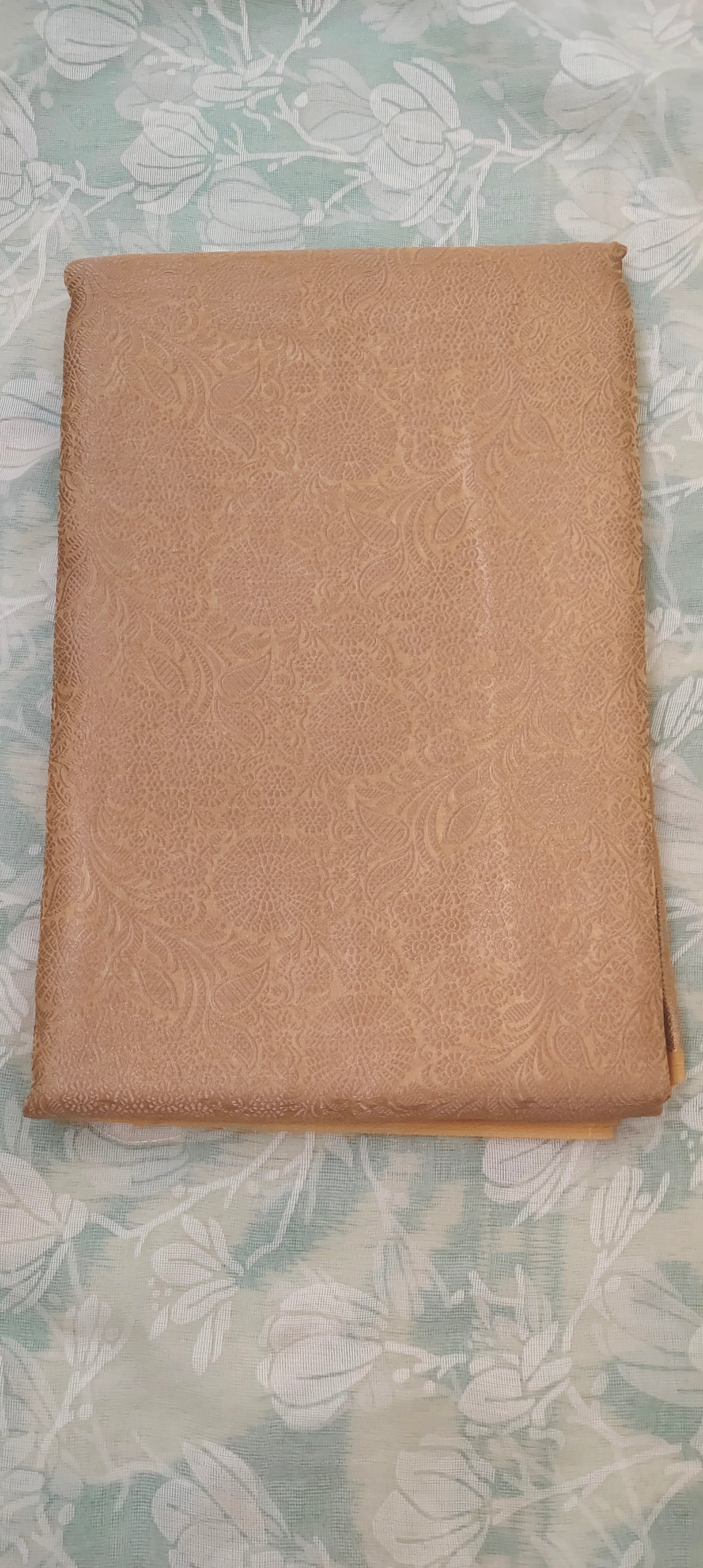 Gold color Banarasee silk color