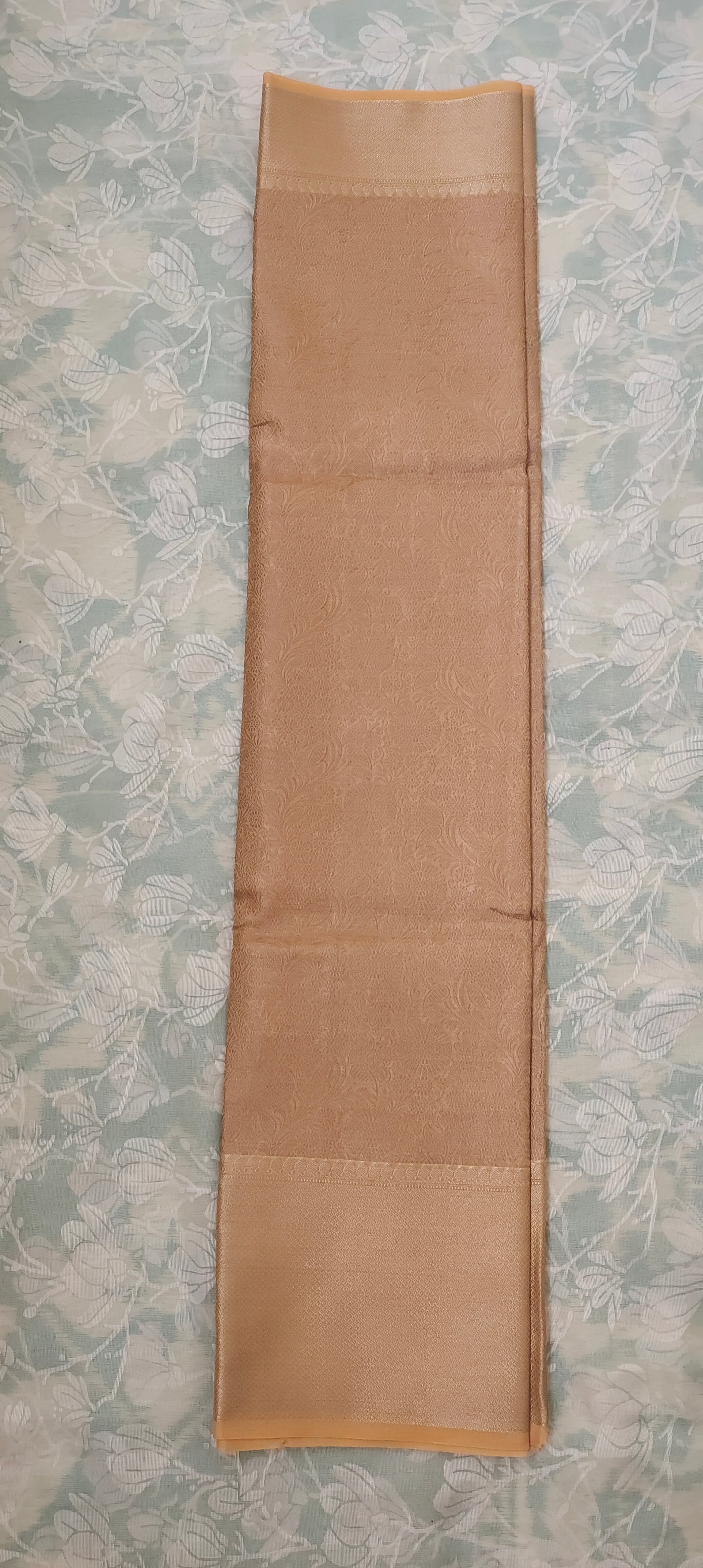 Gold color Banarasee silk color