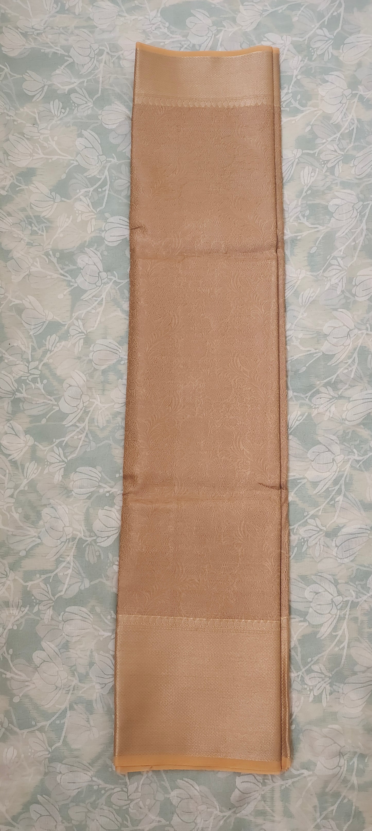 Gold color Banarasee silk color