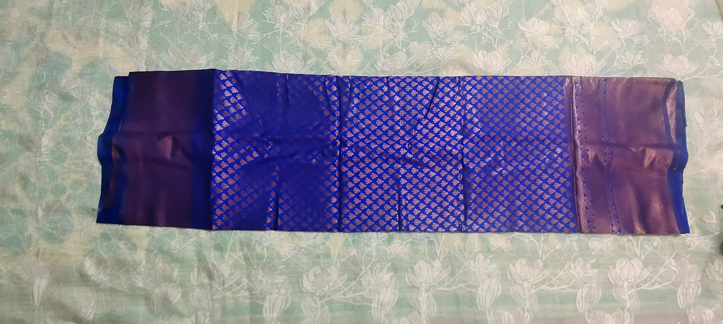 Blue color Soft silk saree